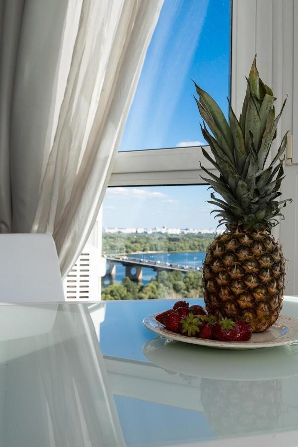 Exquisite Panoramic Views Apartment Dnipro Embankment キエフ エクステリア 写真