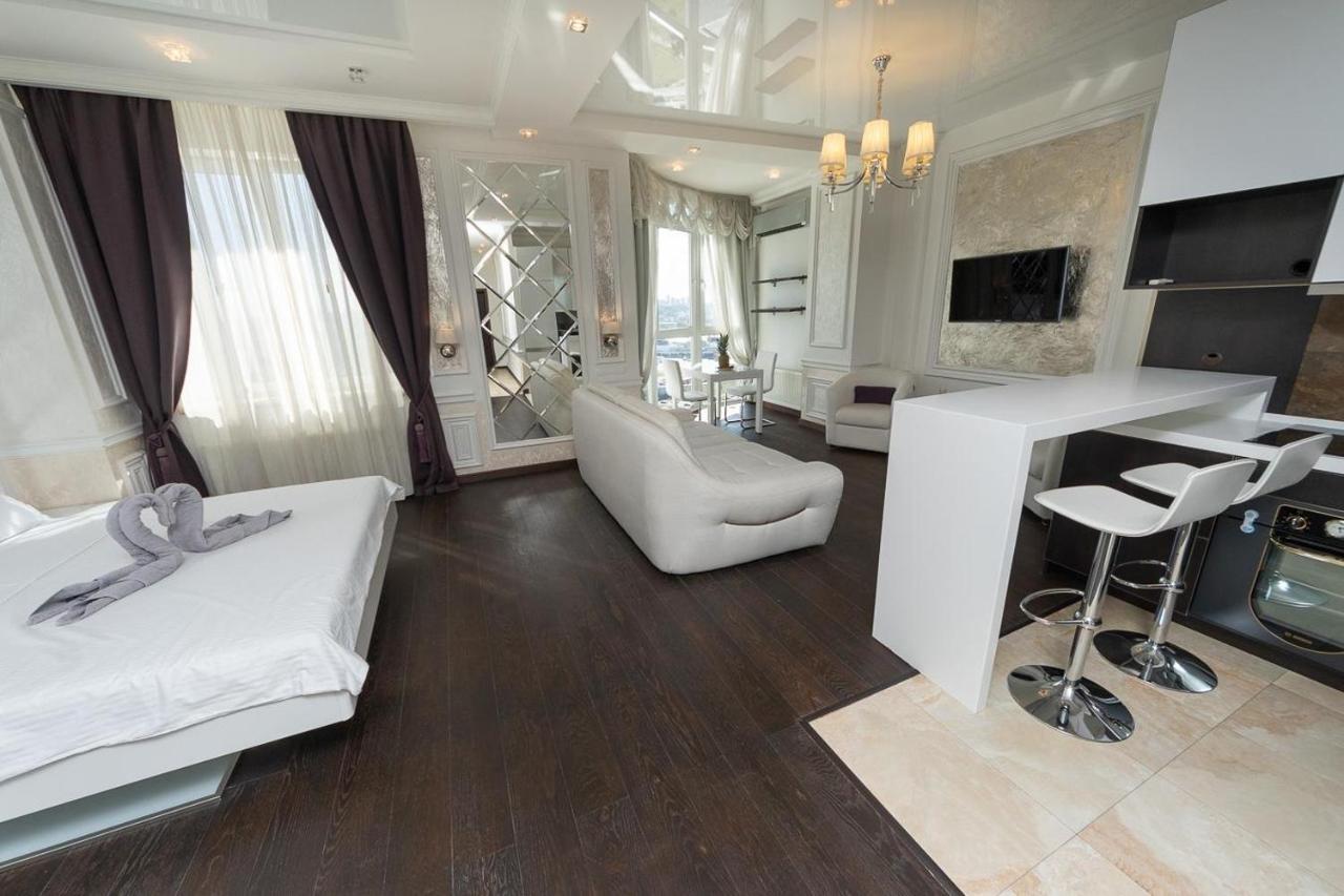 Exquisite Panoramic Views Apartment Dnipro Embankment キエフ エクステリア 写真